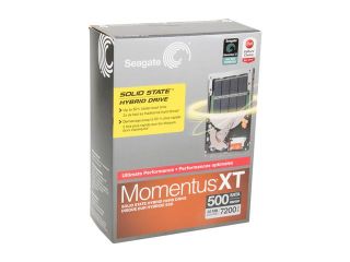 Seagate Momentus XT STAN500100 500GB 7200 RPM 32MB Cache SATA 3.0Gb/s 2.5" Internal Laptop Solid State Hybrid Hard Drive Retail kit