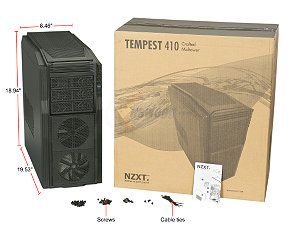 NZXT Crafted Series Tempest 410 Black Steel / Plastic ATX Mid Tower Computer Case