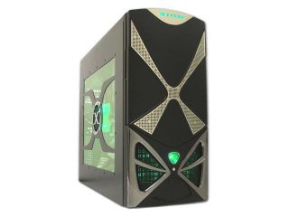 XION II XON 101 Black Steel ATX Mid Tower Computer Case 450W Power Supply