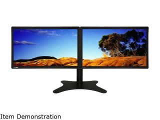 DoubleSight DS 2200WA C Black 21.5" 5ms (GTG) Widescreen LED Backlight Dual LCD Monitors 250 cd/m2 1000:1 Built in Speakers