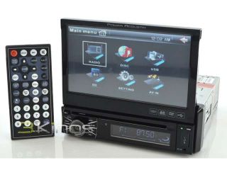 New Power Acoustik Ptid 8920 7" Touch Screen Dvd Usb Aux Car Video Player Remote