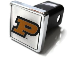 Purdue University Football Logo Metal Hitch Cover 2" Hitch Receiver