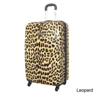 Rockland Designer Leopard 24 inch Lightweight Hardside Spinner Upright Luggage (Zebra, pink zebraWeight 9 poundsInterior divider creates two (2) separate compartments to properly organize and keep item in placeRetractable handle system provide optimum mo