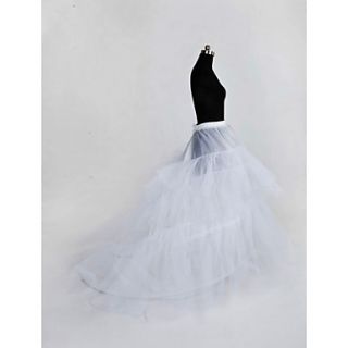 Nylon A Line Full Gown Chapel Train 3 Tier Slip Style/ Wedding Petticoats
