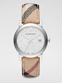 Burberry Stainless Steel Round Watch/38MM   Silver 