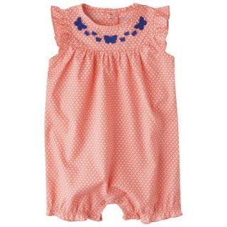 Just One YouMade by Carters Newborn Girls Jumpsuit   Orange/White/Blue 6 M