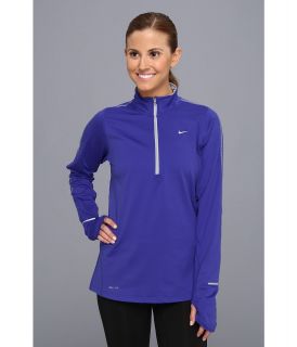 Nike Element Half Zip Womens Long Sleeve Pullover (Purple)