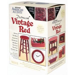 Rust Oleum American Accents Vintage Red Distressed Kit (3 Pack) 213206