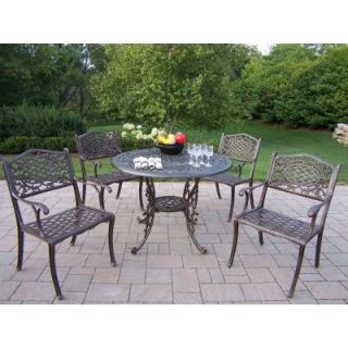 Oakland Living Mississippi Patio 5 Piece Dining Set 2011 2012 5 AB
