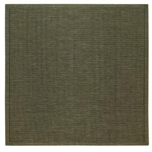 Home Decorators Collection Saddlestitch Green and Black 7 ft. 6 in. Square Area Rug 2881475620