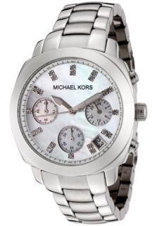 Michael Kors MK5092  Watches,Womens Chronograph White Crystal Stainless Steel, Chronograph Michael Kors Quartz Watches