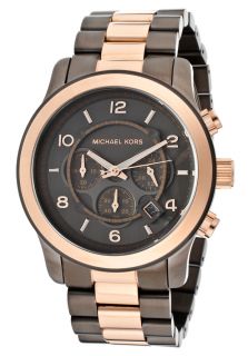 Michael Kors MK8189  Watches,Mens Runway Chronograph Dark Grey Dial Two Tone, Chronograph Michael Kors Quartz Watches