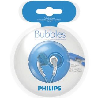 Philips Bubbles In Ear Headphones   Blue   (SHE3622/00)      Electronics