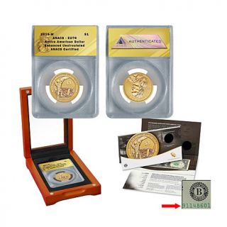 2015 EU70 ANACS American $1 Coin and Currency Set   7903515