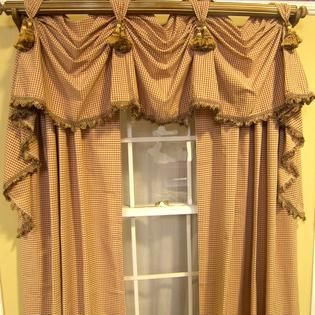 RL Fisher   Colburn Window Tailored Valance, 54 x 20