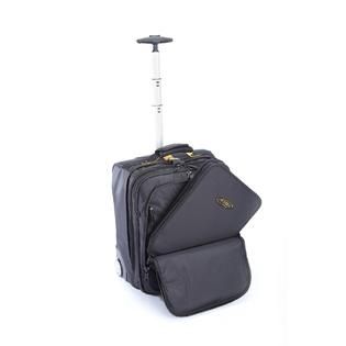 Saks  17 Upright Expandable Overnighter With Removable Laptop Case