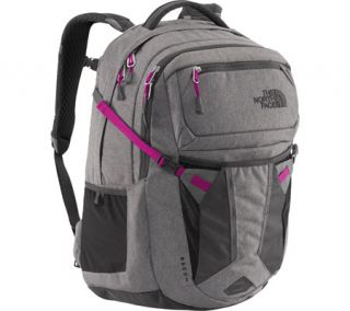 Womens The North Face Recon Backpack CLG3   Zinc Grey Heather/Dramatic Plum