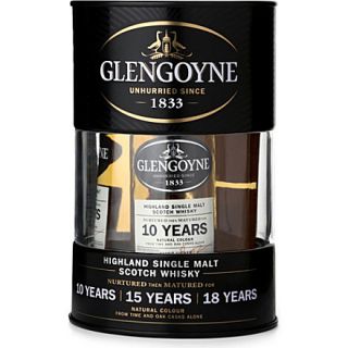 GLENGOYNE   Mini drum whisky gift set 3 x 50ml