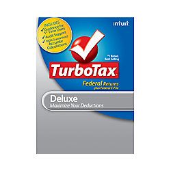 TurboTax Deluxe Fed  Efile 2012 Windows  Version
