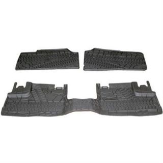 Jeep   Front and Rear Slush Mats   Fits 2014 to 2016 JK Wrangler Unlimited and Rubicon Unlimited