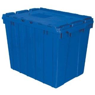  Green Series 12 Gallon Plastic Storage KeepBox with Attached Lid, 21 
