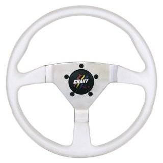    Grant  571  Classic Steering Wheel   White Vinyl Automotive