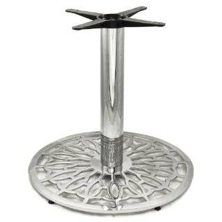  Chrome Pedestal Table Base