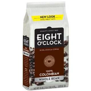 Eight OClock Coffee, 100% Colombian Whole Bean, 33 Ounce Bag
