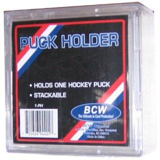   Puck Display Holder with Gold Base (Display Case)