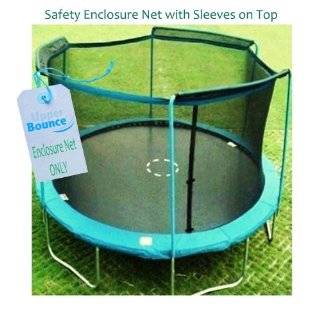 Upper Bounce Trampoline Enclosure Safety Net with Sleeves on top Fits 