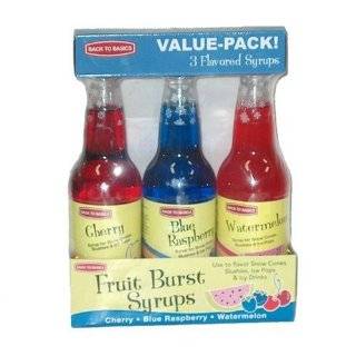 Slushie Express Syrup Fruit Burst Flavors Value Pack  3 Pack