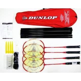 Dunlop Play Smash 4 Player Badminton Set