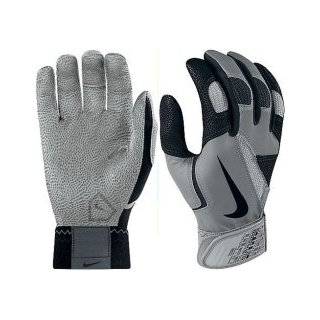 Nike GB0305 Diamond Elite Pro Batting Gloves   White / Black