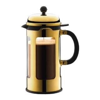 Bodum Chambord Double Wall Glass 8 Cup French Press Coffeemaker with 