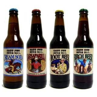 Mix Case) Sioux City Soda Variety  Mix of 4 Flavors (12 Pack)