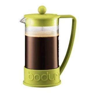 Bodum New Brazil 8 Cup French Press Coffee Maker, 34 Ounce, Red 