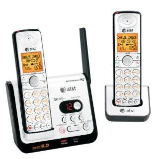   CL82409 DECT 6.0 Cordless Phone, Black/Silver, 4 Handsets Electronics