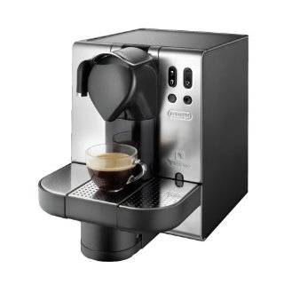 DeLonghi EN660.R Nespresso Lattissima Single Serve Espresso Maker, Red