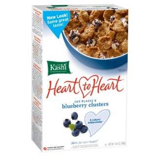 Kashi Heart to Heart Oat Flakes and Blueberry Clusters Cereal, 13.4 