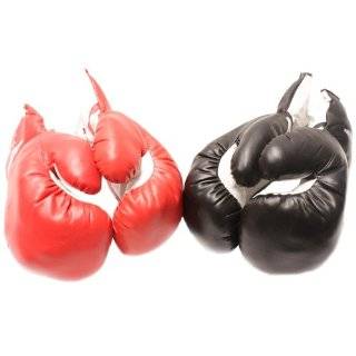  1 Pair Red Youth 8oz Kids Boxing Gloves Punching Gloves 