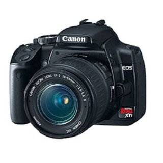 Canon Digital Rebel XTi 10.1MP Digital SLR Camera with EF S 18 55mm f 
