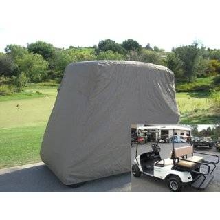 Golf Cart Storage Cover for 4 Seater with 2 Seater Roof up to 60