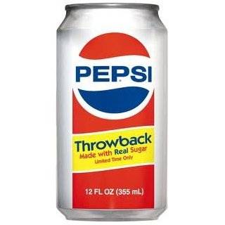 Pepsi Throwback, 12 oz Cans (Pack of 12 Cans)