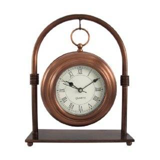  Clock for Table or Desk Vintage Iron 6 Inch Round Table Top Clocks 