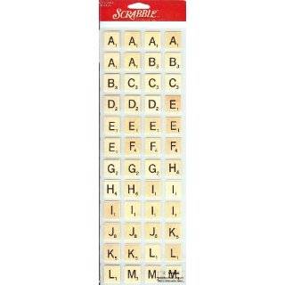  Large Print Scrabble Letter Stickers Toys & Games