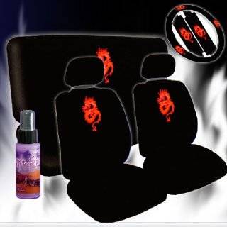   Dragon Design Car Seat Covers Set with Front and Rear Seat Covers