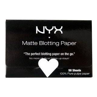 NYX Matte Blotting Paper, White,