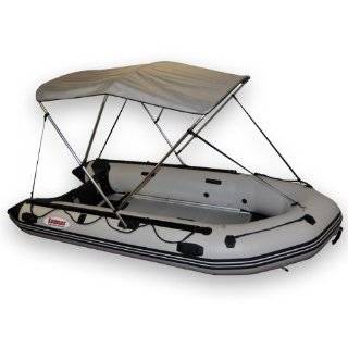   Top for 11.8 to 12.6 ft Inflatable Boat, 3 Bow Design with Gray Canopy