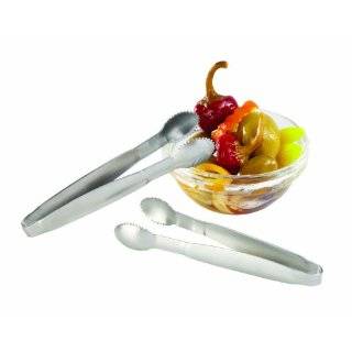 Amco Stainless Steel Mini Serve Tongs, Set of 2