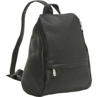  Le Donne Leather U Zip Mid Size Backpack/Purse Clothing